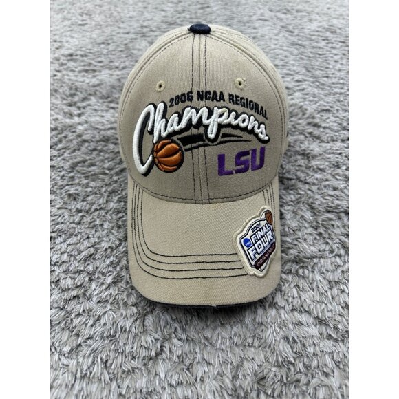 Vtg LSU Tigers Hat 2006 NCAA Regional Champions Final Four TOW Basketball Cap - Picture 1 of 11
